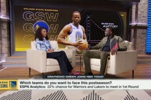 追梦：每次对阵詹姆斯总是很有戏剧性 季后赛打谁都会很艰难